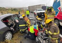 Muere conductor y cuatro personas resultan lesionadas tras aparatoso choque en Ramos Arizpe