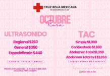 Ofrece Cruz Roja Saltillo precios especiales en estudios clínicos para mujeres, en el marco del “Octubre Rosa”