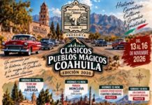 Recorrerán autos clásicos los Pueblos Mágicos de Coahuila