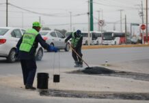 Repara Javier Díaz calles en San José Oriente