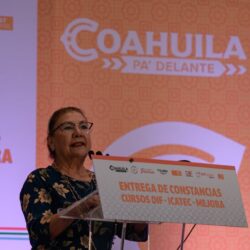 Se gradúan 822 de talleres; suman esfuerzos DIF Saltillo, MEJORA Coahuila, ICATEC y Brigada 568