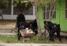 Unen esfuerzos Comisaría y Ejército en rehabilitación de plantel