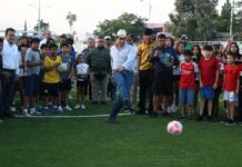 Saltillenses del suroriente decidieron: entrega Javier Díaz rehabilitación en la Línea Verde