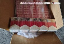 Aseguran 10.8 millones de cigarros ocultos entre vasos en Michoacán