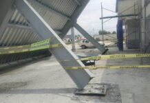 Colapso de estructura en obra de clínica deja un trabajador lesionado en Ramos Arizpe