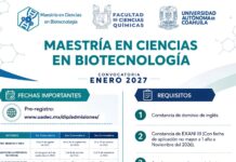 Cursa en la UA de C la Maestría en Ciencias en Biotecnología
