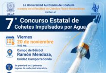Invita UA de C a estudiantes de primaria, secundaria y preparatoria a participar al Séptimo Concurso Estatal de Cohetes Impulsados por Agua