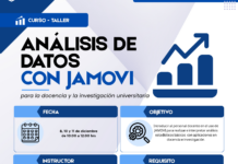 Invita UA de C a docentes a participar del curso-taller sobre análisis de datos con JAMOVI