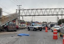 Muere mujer atropellada en el bulevar Otilio González; conductor fue detenido
