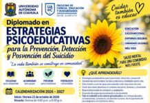 Ofrece UA de C diplomado en estrategias psicoeducativas para la prevención del suicidio