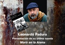 Presentará Leonardo Padura su novela ‘Morir en la arena’ en Saltillo