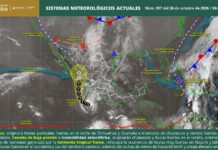 Pronostican lluvias fuertes, descargas eléctricas y rachas de viento de hasta 50 km/h en Coahuila
