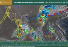 Pronostican chubascos, descargas eléctricas y rachas de viento en Coahuila