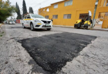 Son sectores del sur de Saltillo los que presentan más daño en carpeta asfáltica por lluvias, cuadrillas ya atienden desperfectos