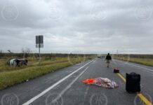 Volcadura en la carretera a Monclova deja un muerto y tres lesionados